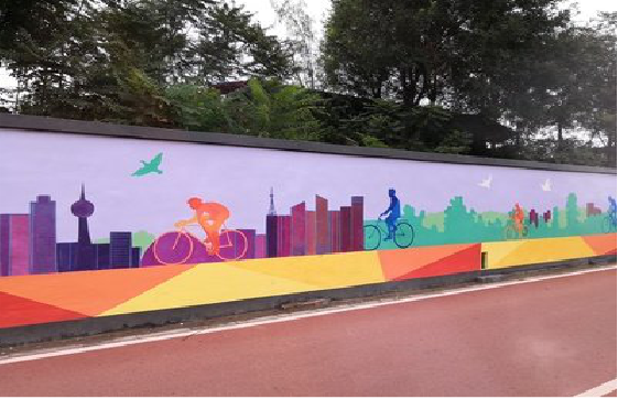  义马墙体彩绘-围墙