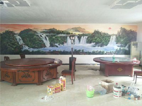  义马墙绘-写实风景