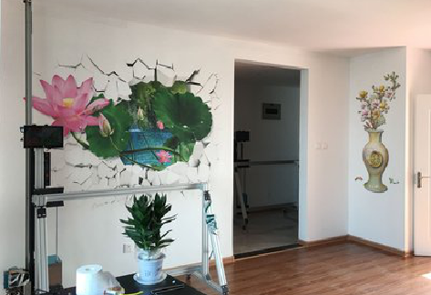  义马墙体彩绘相比墙纸的优势。