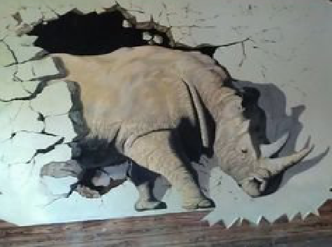  义马在墙绘中，如何绘制3D效果？