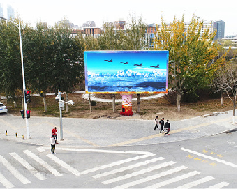  义马户外大屏广告投放要点。