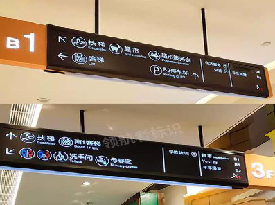  义马如何通过商场标识牌引导客流分布？