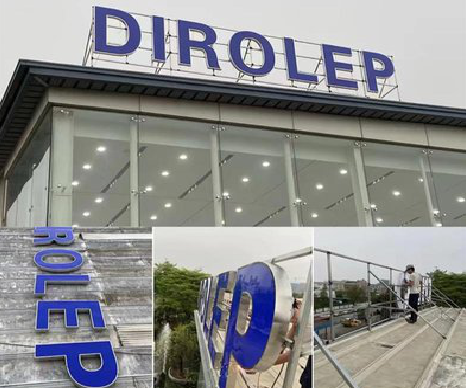 义马楼顶发光字安装的注意事项。